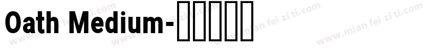 Oath Medium字体转换